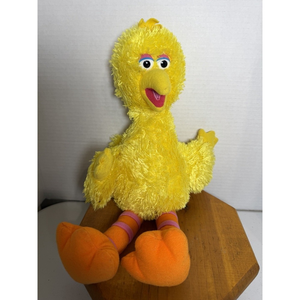 Sesame‎ Street Big Bird Plush Toy Gund 2019 Yellow Stuffed Animal 15"